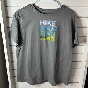 Columbia Omni-shade Gray Hiking Short Sleeve Tee